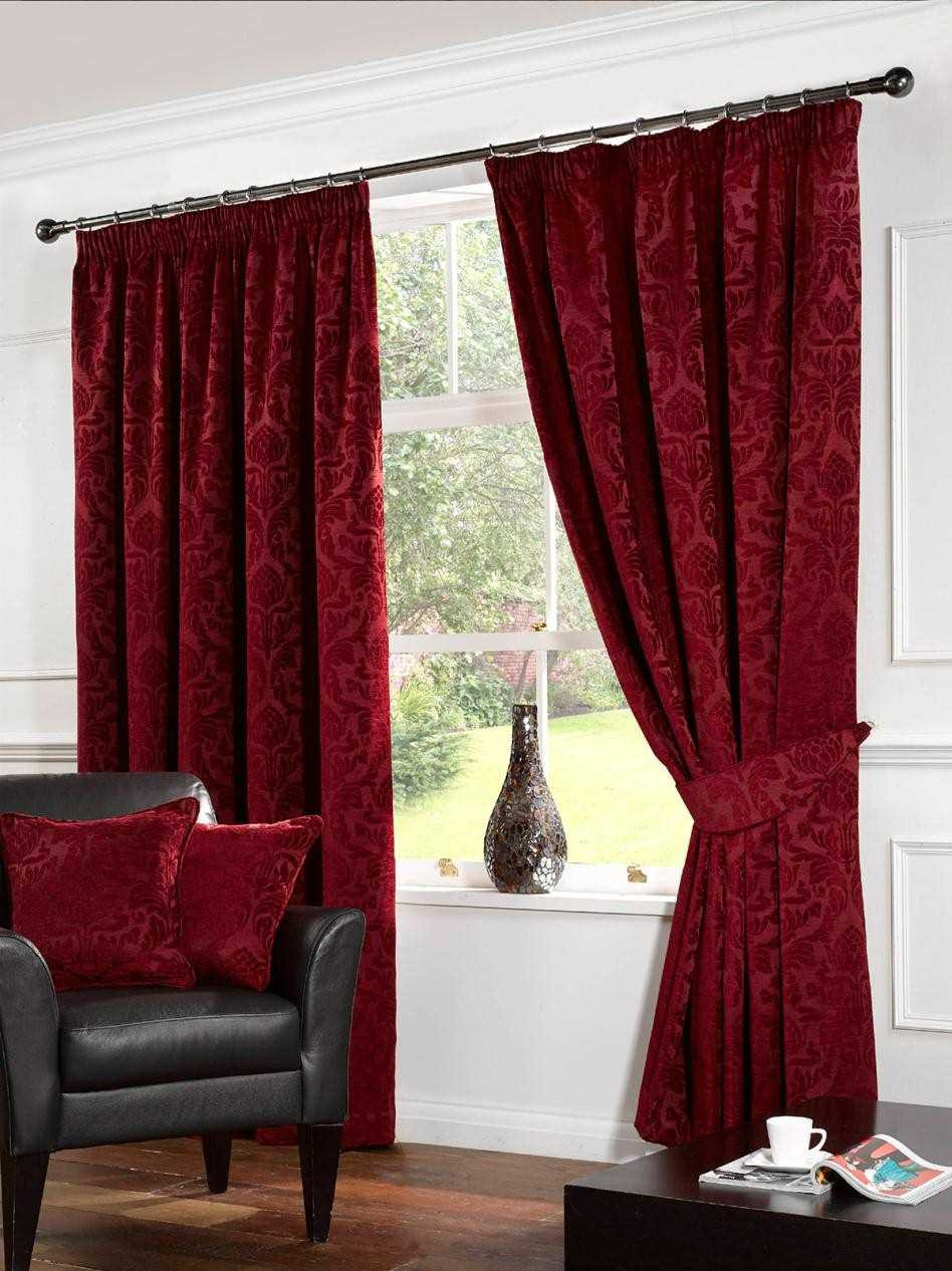 Living Room Red Curtains
 Octagon Entryway Decorating Ideas