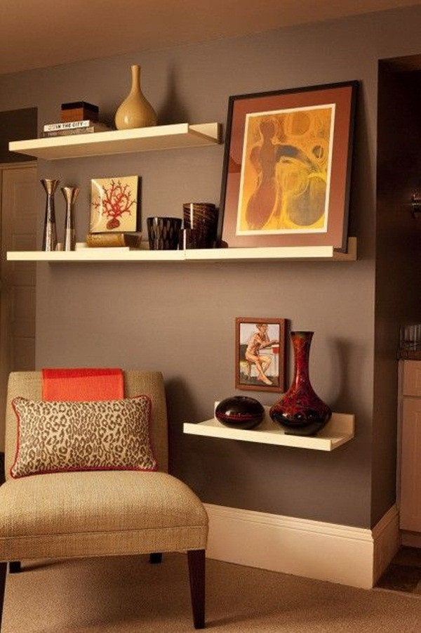 Living Room Wall Shelves Ideas
 40 Insanely Cool Floating Shelf Ideas for your Home