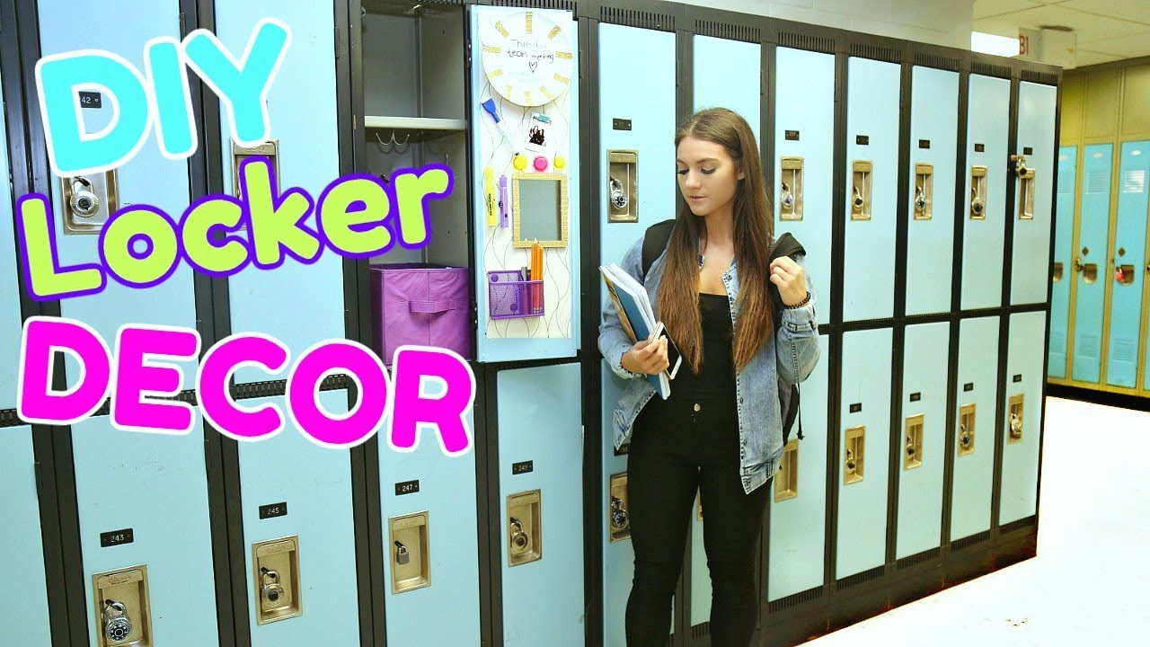 Locker DIY Decorations
 BACK to SCHOOL LOCKER DECORATIONS DIY LOCKER DECOR
