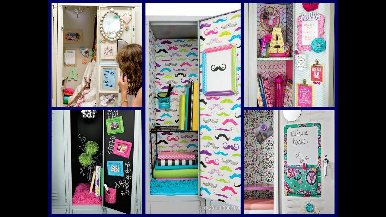 Locker DIY Decorations
 Back to School Locker Ideas DIY Locker Decorations
