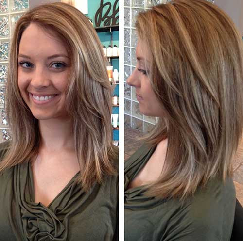 Long Layered Bob Hairstyle
 20 Best Long Inverted Bob Hairstyles