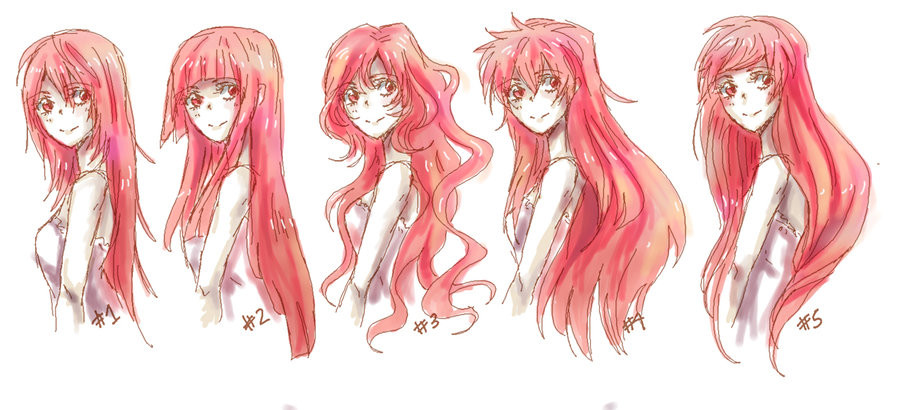 Long Male Anime Hairstyles
 o Desenhar Mangá Gabaritos de Cabelos