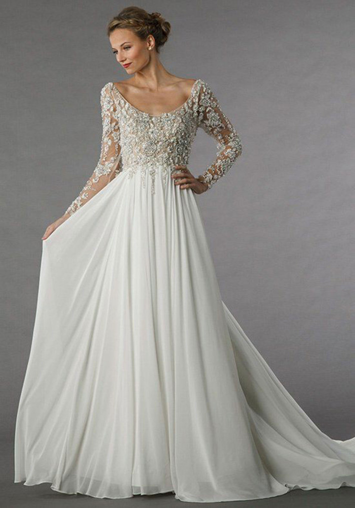 Long Sleeved Wedding Dresses
 23 Elegant Long Sleeve Wedding Dresses for Winter Weddings