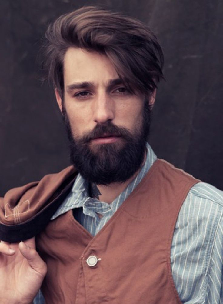 Longish Mens Hairstyles
 Undercut Men Hairstyle With Beard