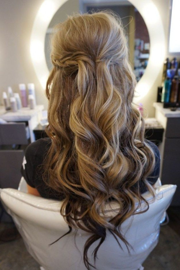 Loose Curl Prom Hairstyles
 Wedding Hair Half Up Half Down Loose Curls