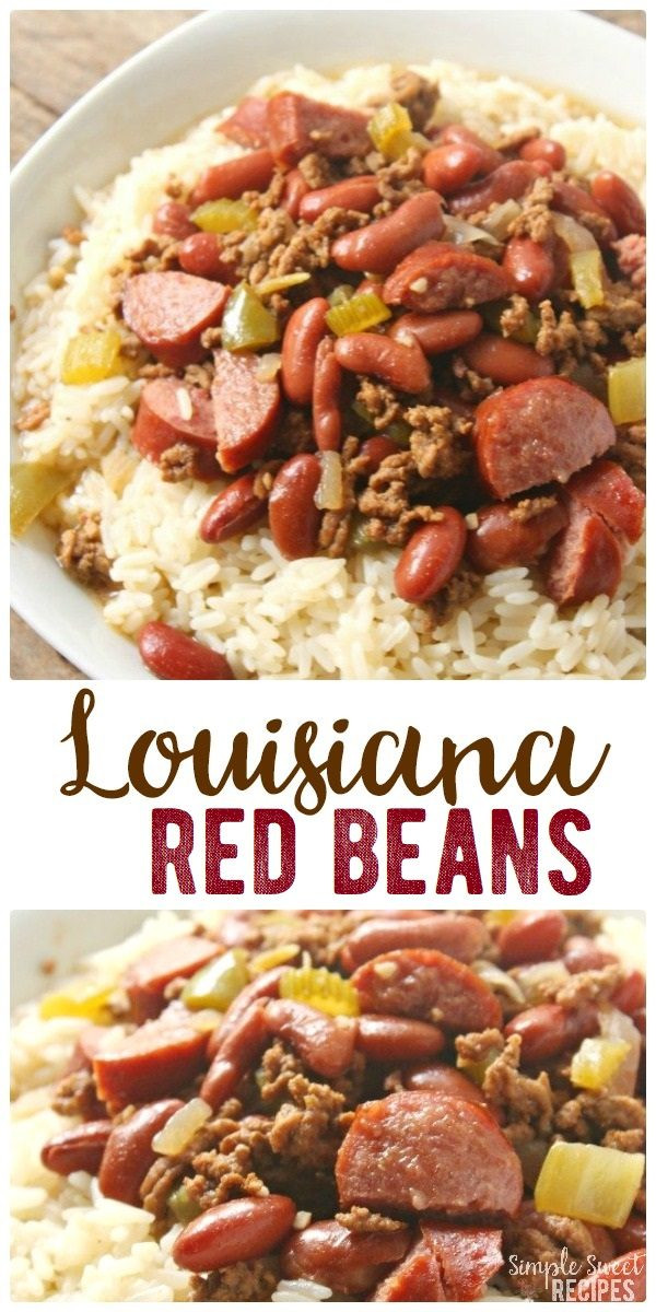 Louisiana Red Beans And Rice
 Louisiana Red Beans and Rice Simple Sweet Recipes