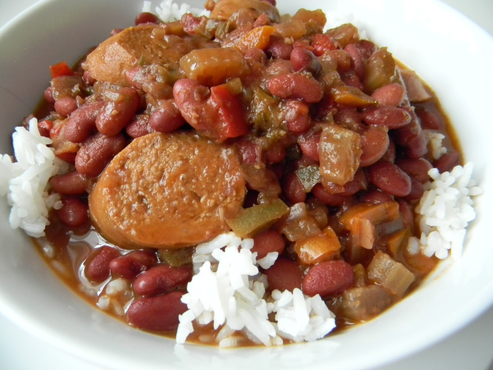 Louisiana Red Beans And Rice
 Angie Montroy–Angie’s Pantry Louisiana Red Beans and Rice