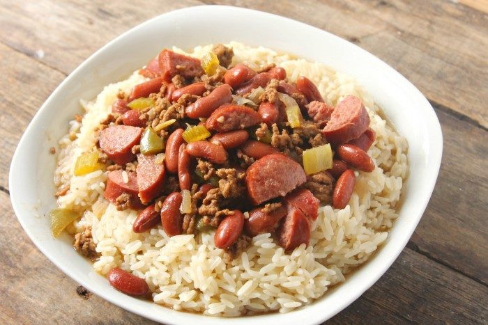 Louisiana Red Beans And Rice
 Red Beans and Rice with Ground Beef Simple Sweet Recipes