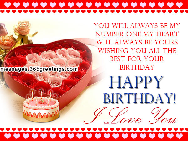 Love Birthday Wishes
 Romantic Birthday Wishes 365greetings