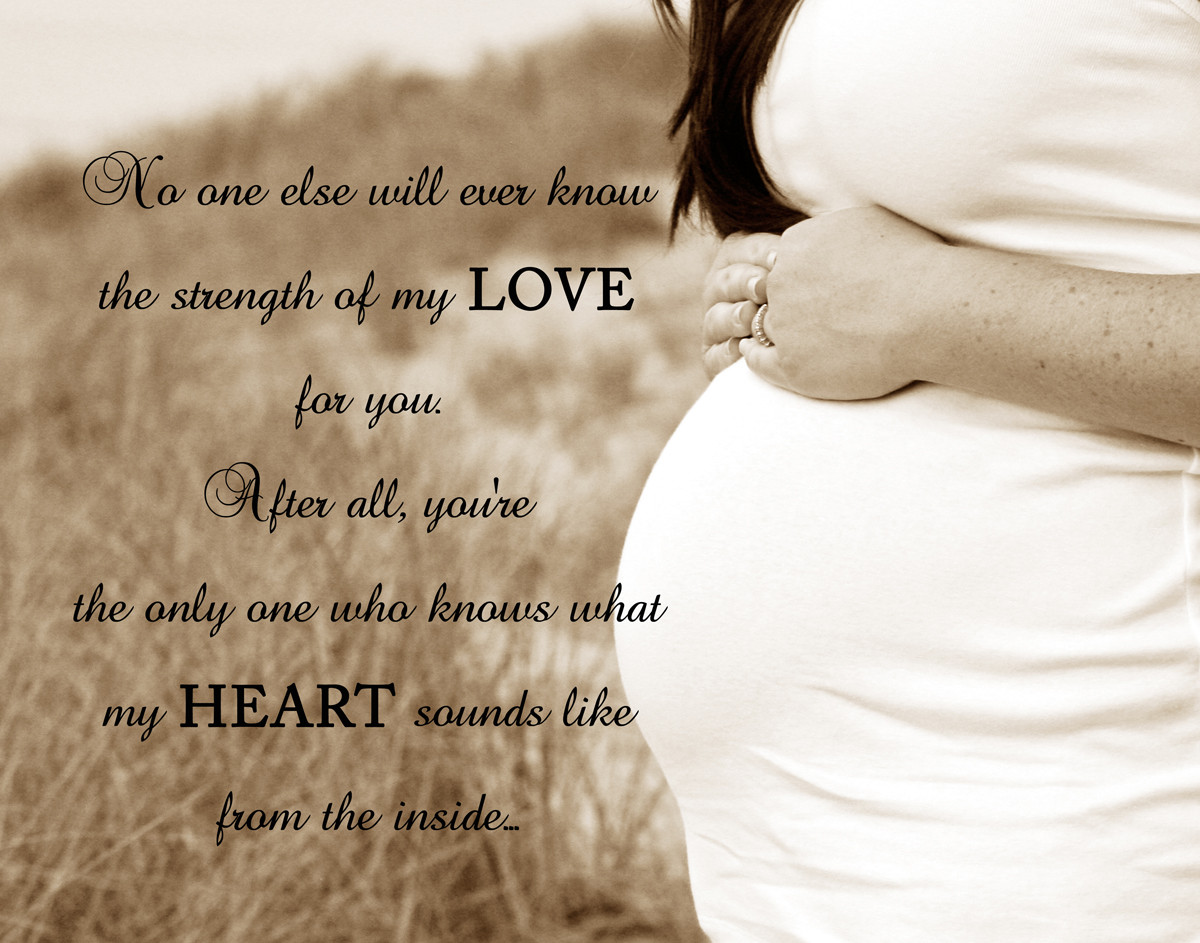 Love Quote For Baby Boy
 I Love My Unborn Baby Quotes QuotesGram