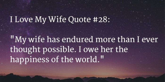 Love Quotes For My Wife
 80 [AWESOME] I Love My Wife Quotes and 2016