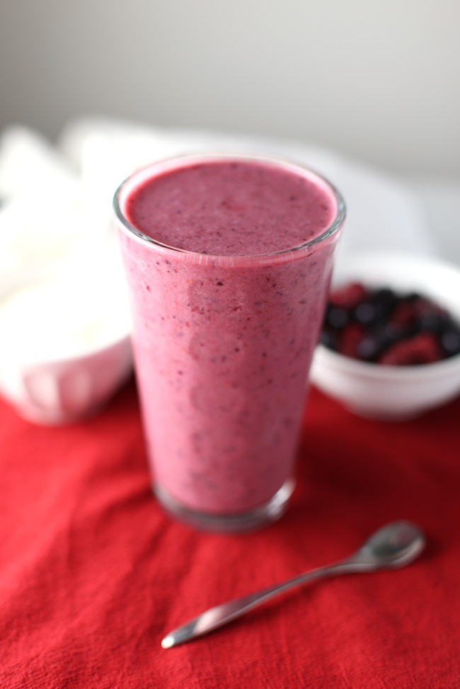Low Cal Smoothies
 Triple Berry Low Cal Breakfast Smoothie Seasonly Creations