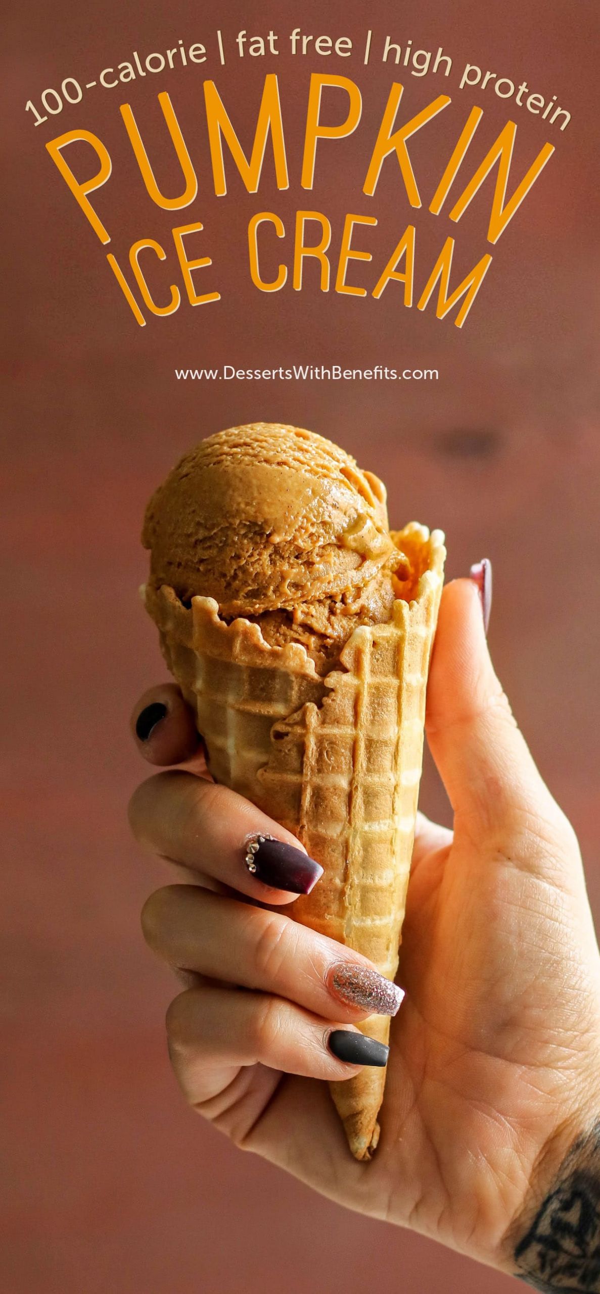 Low Calorie Ice Cream Recipes For Ice Cream Maker
 ULTRA Creamy 100 Calorie Fat Free Pumpkin Ice Cream Recipe