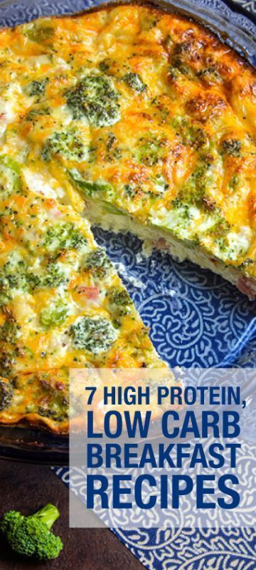 Low Carb Brunch Recipes
 7 High Protein Low Carb Breakfast Recipes
