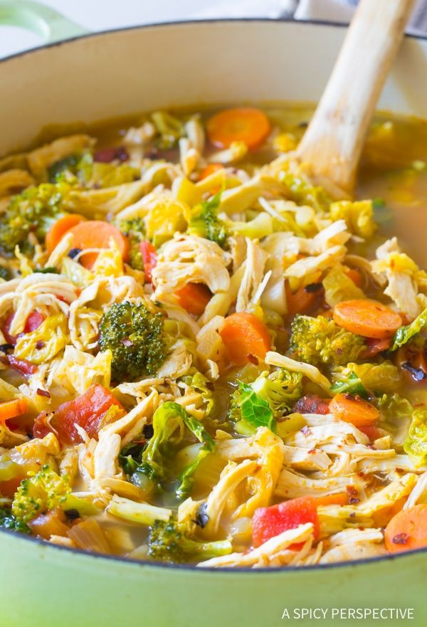Low Carb Low Fat Soup Recipes
 Southwest Chicken Detox Soup Recipe – A fabulous healthy