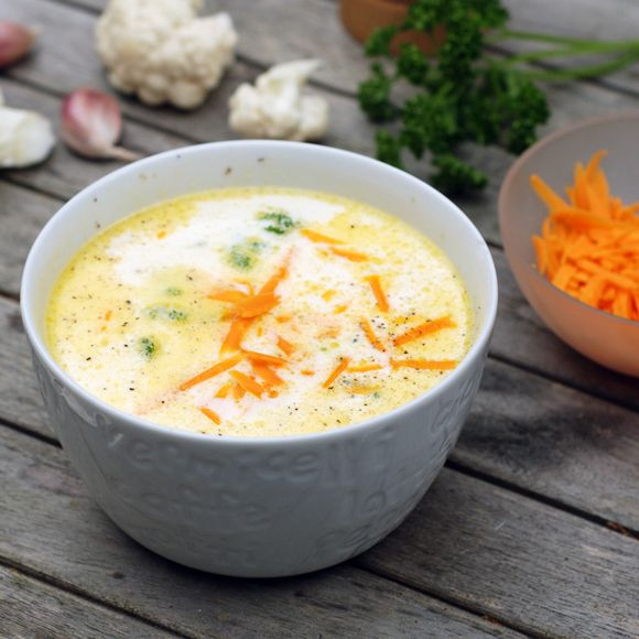 Low Carb Low Fat Soup Recipes
 Low carb recipe Cream of cauliflower soup with cheddar