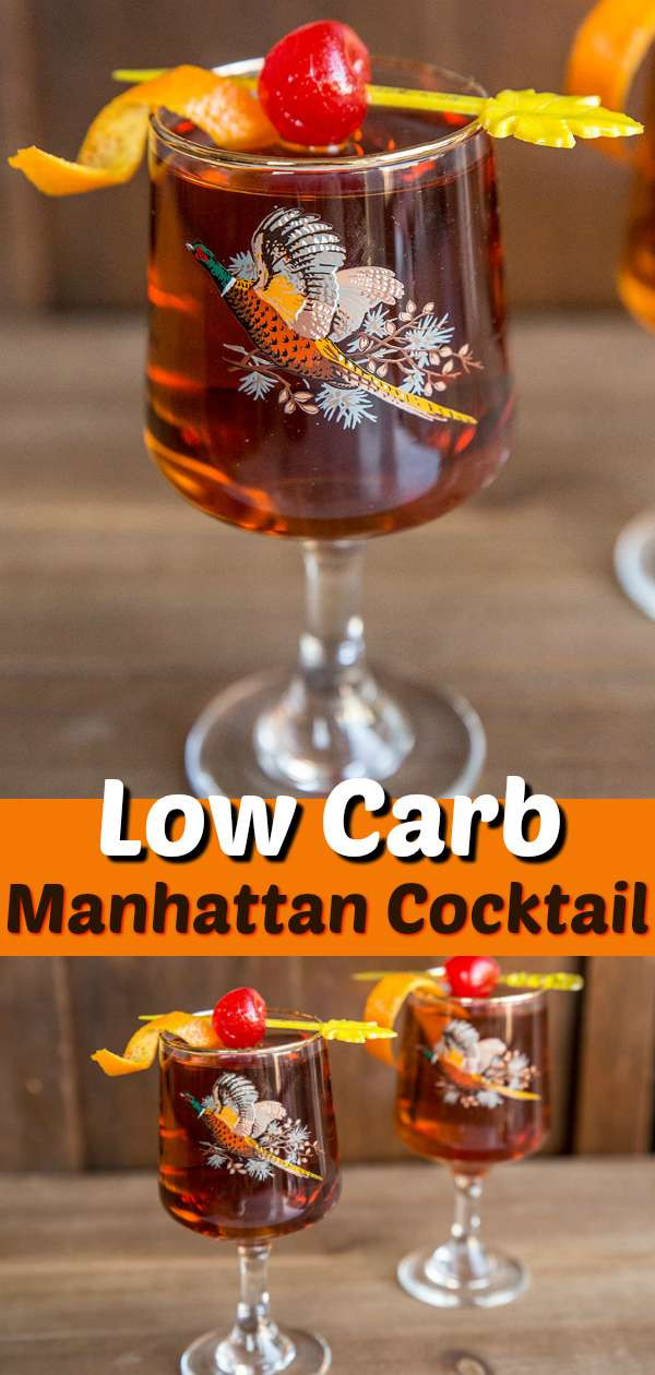 Low Carb Whiskey Drinks
 Manhattan Cocktail Low Carb & Low Sugar The Kitchen