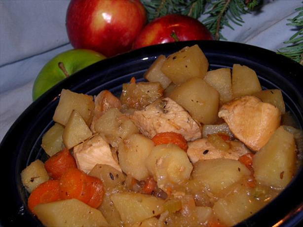 Low Cholesterol Crock Pot Recipes
 Crock Pot Apple Chicken Stew Low Fat Recipe Food