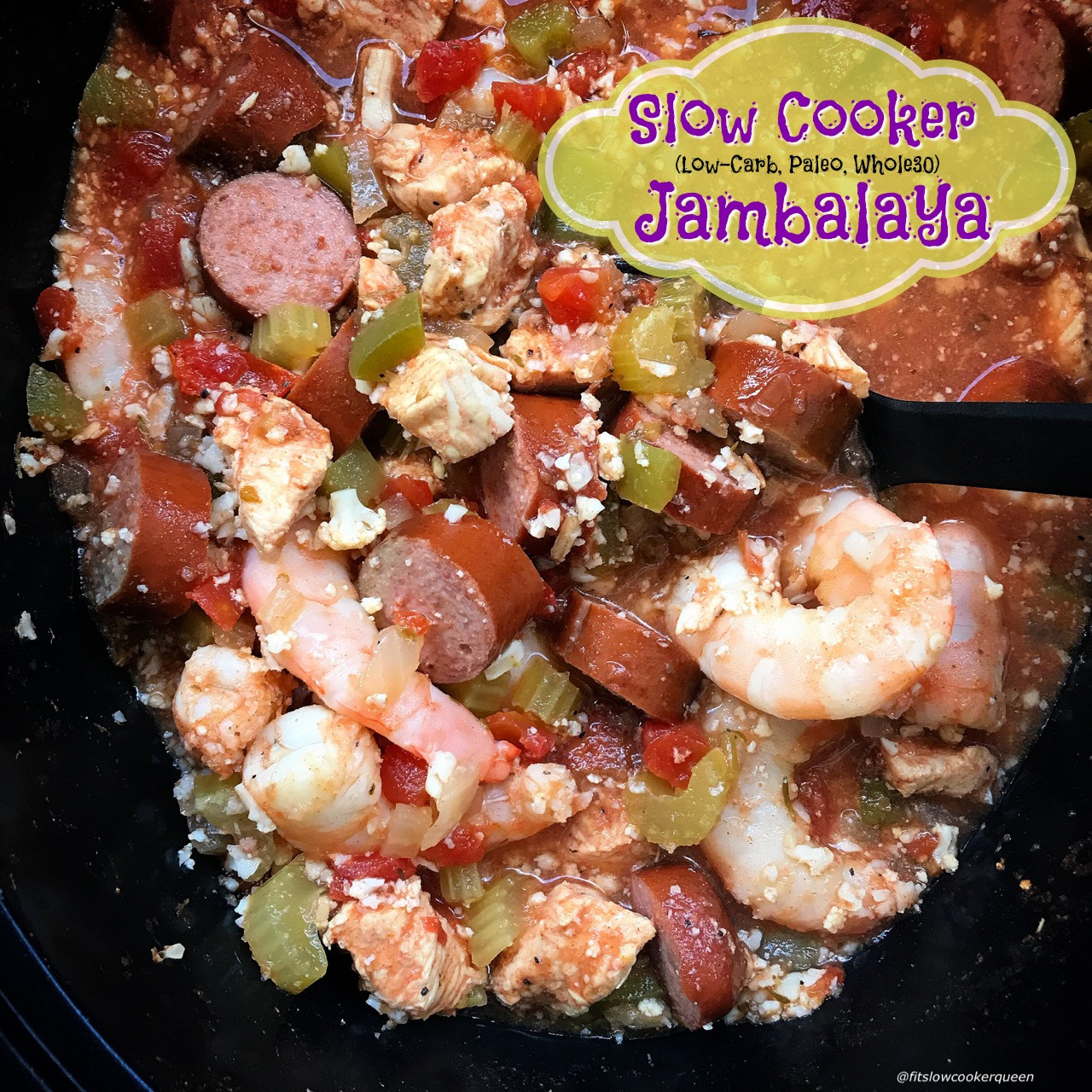 Low Cholesterol Slow Cooker Recipes
 Slow Cooker Jambalaya Low Carb Paleo Whole30 Fit