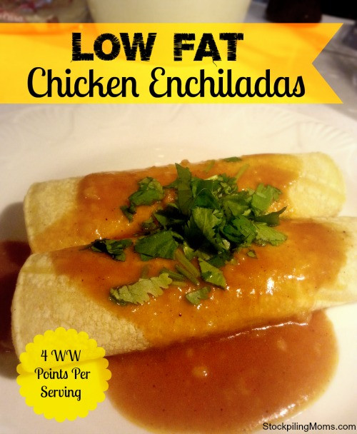Low Fat Enchiladas
 Low Fat Chicken Enchiladas