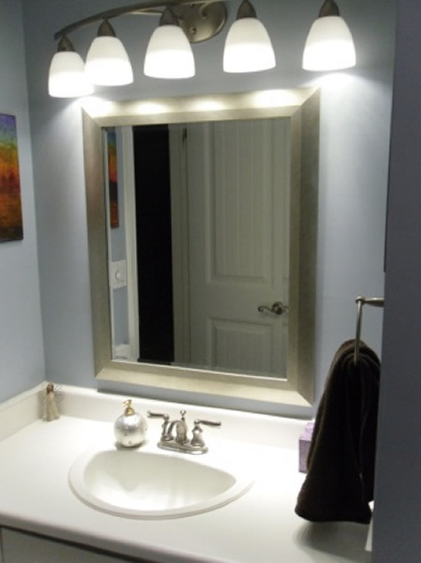 Lowes Bathroom Lighting Fixtures
 Wall Inspiring Bathroom Lighting Fixtures Lowes Mirrors