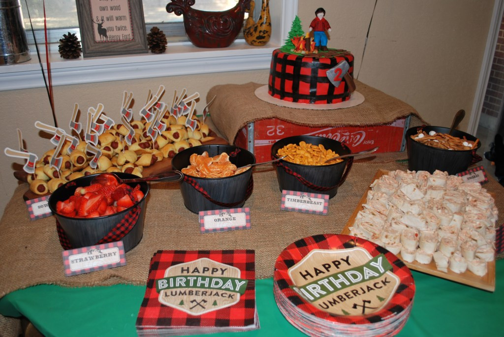 Lumberjack Party Food Ideas
 Jack s 2nd Lumberjack Birthday Party Frugal Farmhouse Finds
