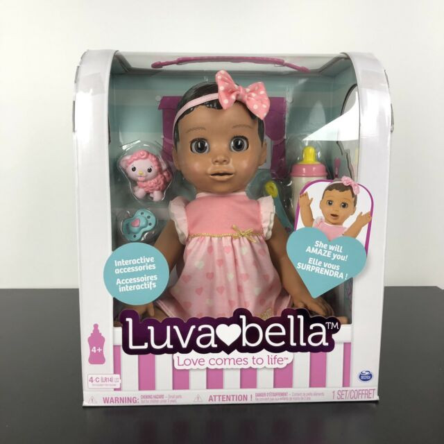 Luvabella Responsive Baby Doll - Brunette Hair
 Luvabella Spin Master Brunette Baby Doll Interactive