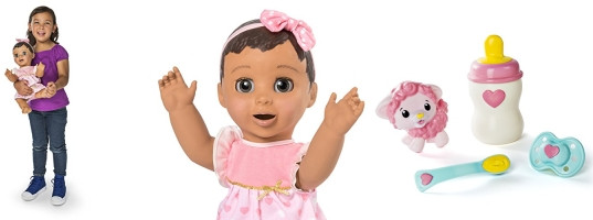 Luvabella Responsive Baby Doll - Brunette Hair
 Expired LUVABELLA – Brunette Hair – Responsive Baby Doll