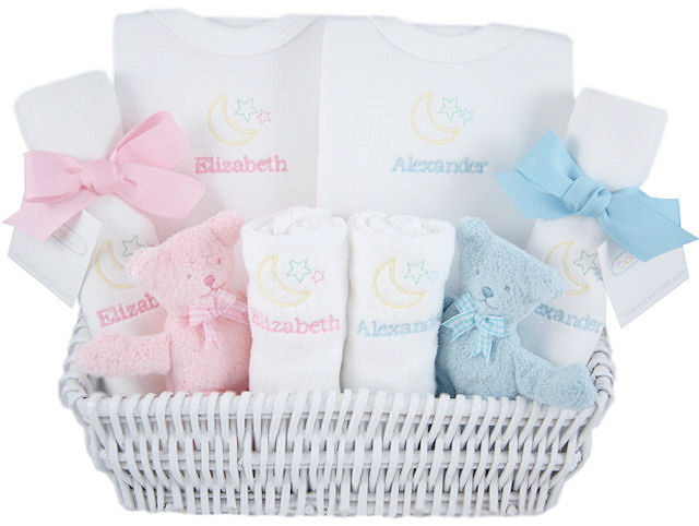 Luxury Baby Gift Baskets
 Luxury Layette Twins Baby Gift Basket Multiples Gift Set