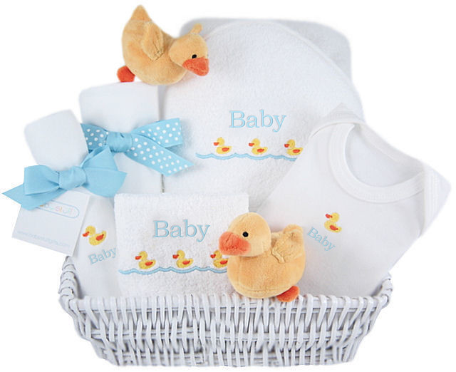 Luxury Baby Gift Baskets
 luxury baby t basket yellow ducks