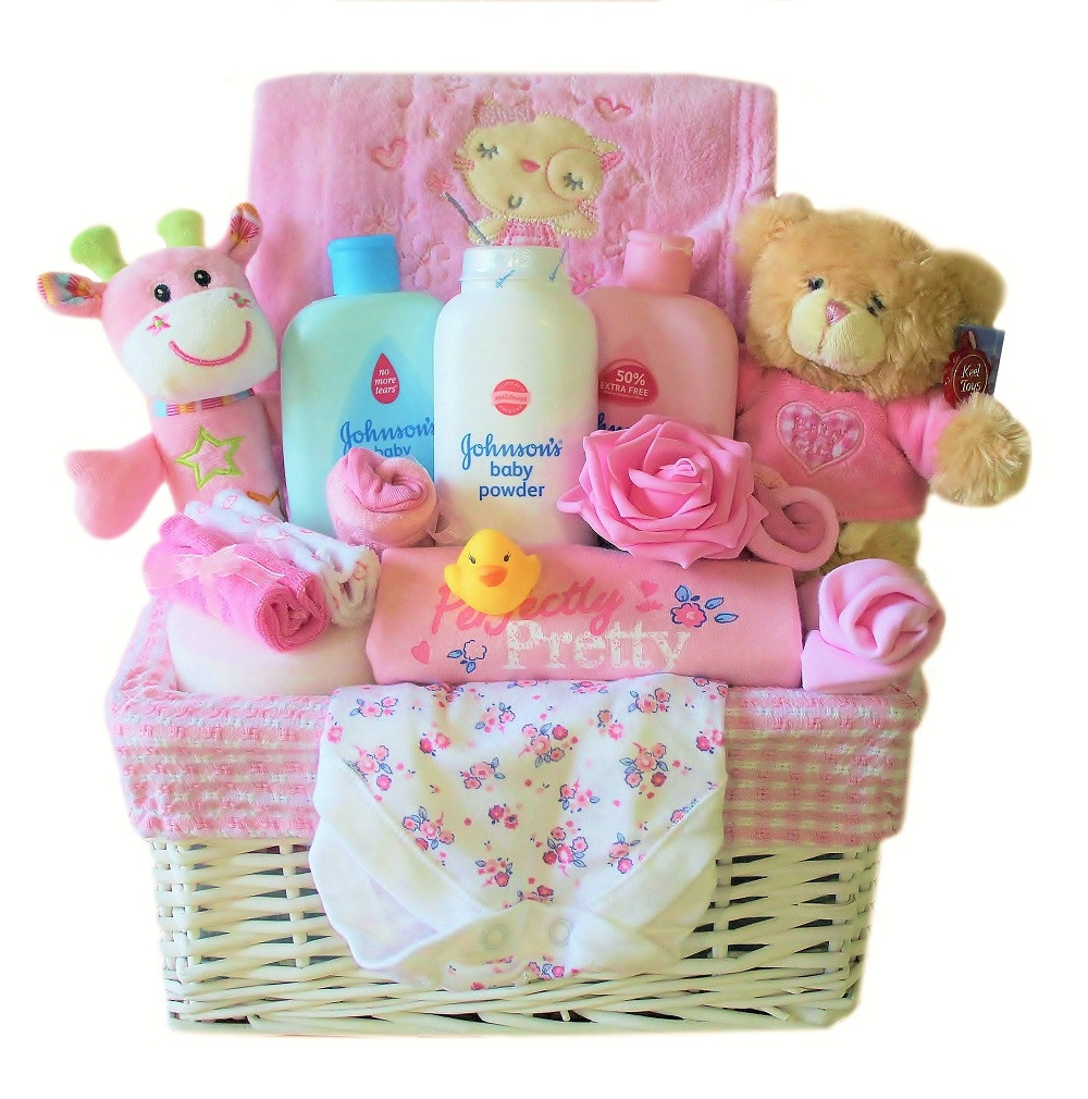 Luxury Baby Gift Baskets
 Luxury Baby Gift Basket for a Girl