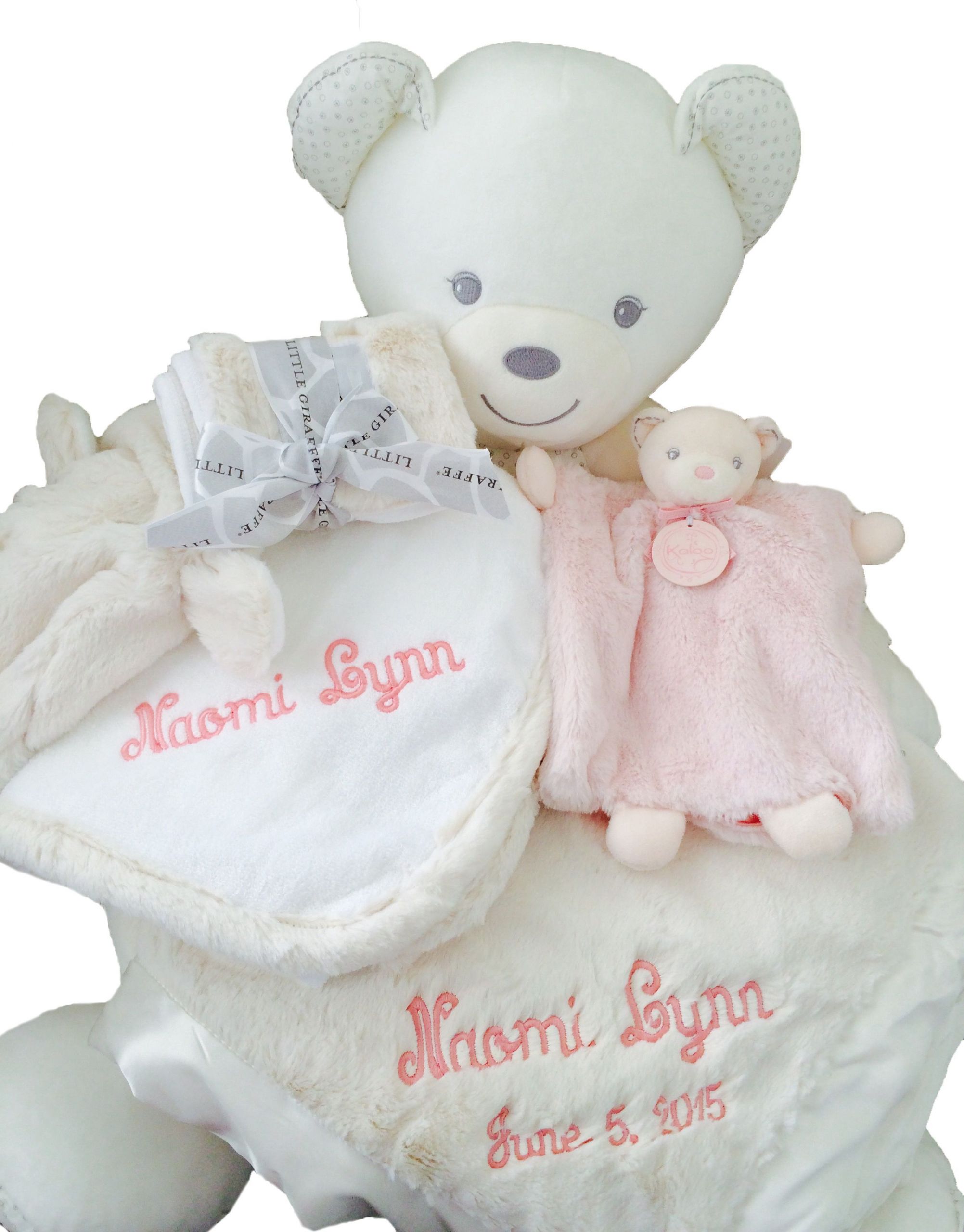 Luxury Personalized Baby Gifts
 Personalized Baby Gift Basket Cream Kaloo Sofa Cream
