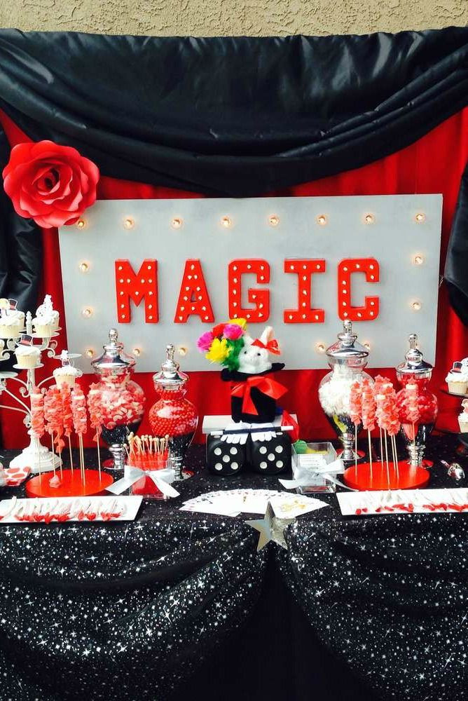 Magic Show Birthday Party
 Magic boy Birthday Party See more party ideas at