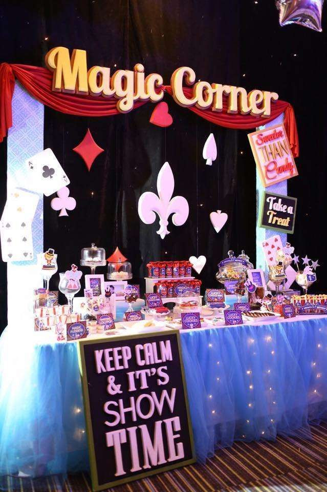 Magic Show Birthday Party
 Elaborate magic birthday party See more party planning