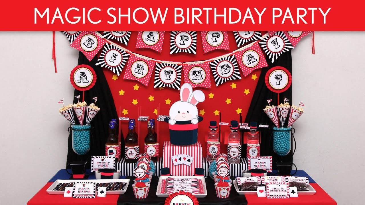 Magic Show Birthday Party
 Magic Show Birthday Party Ideas Magic Show B100
