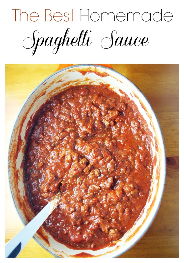 Make Spaghetti Sauce
 The Best Homemade Spaghetti Sauce Amee s Savory Dish