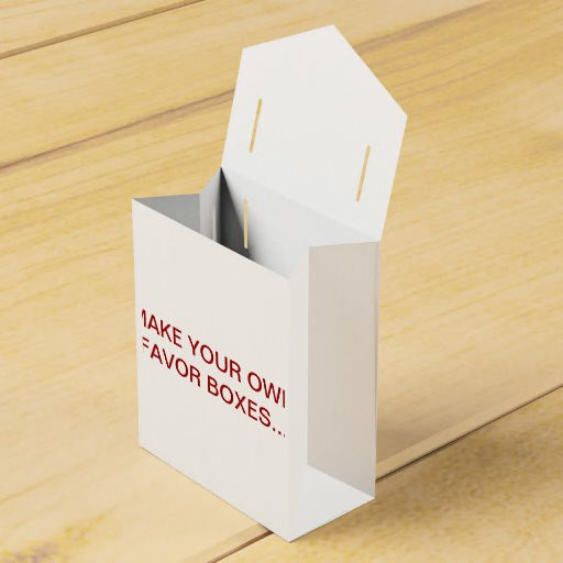 Make Your Own Wedding Favors
 MAKE YOUR OWN FAVOR BOXES FOR YOUR WEDDING