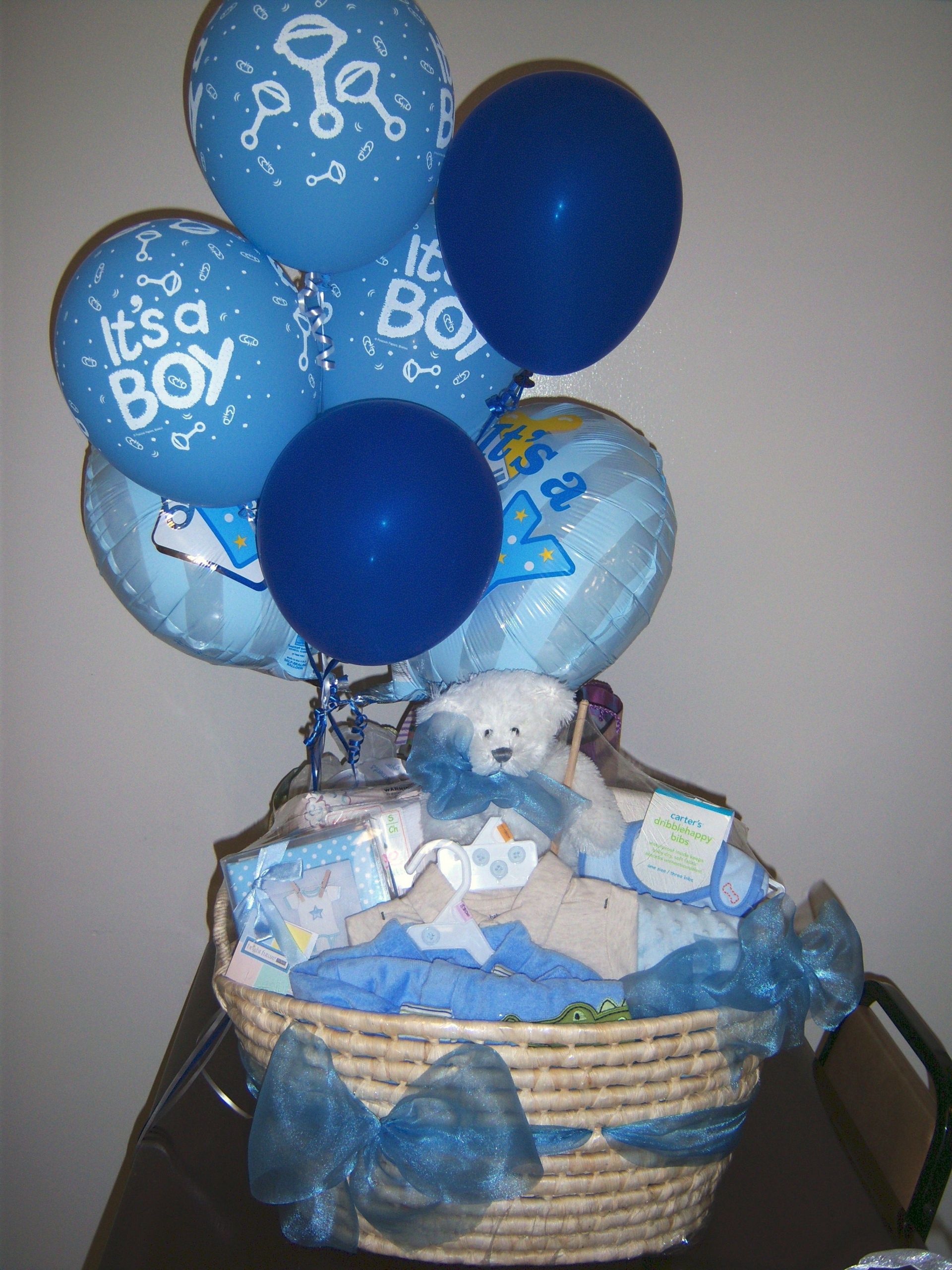 Male Baby Shower Gifts
 Baby Boy Gift Basket