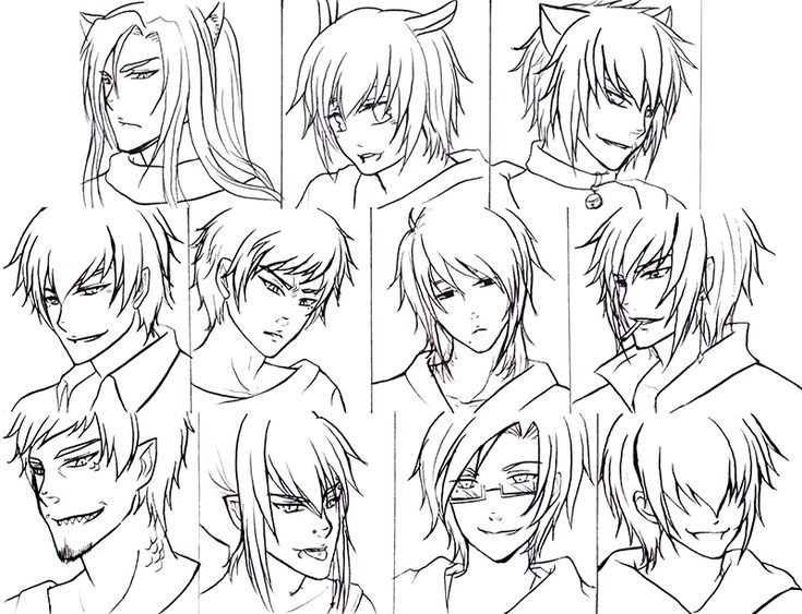Male Hairstyles Anime
 Best Image of Anime Boy Hairstyles