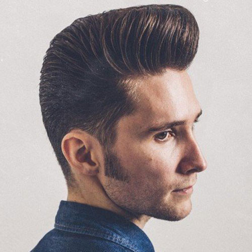 Male Pompadour Hairstyle
 45 Cool Pompadour Haircuts & Hairstyles For Men 2020 Guide