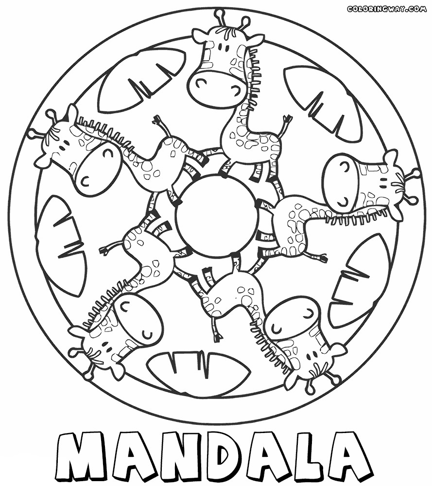 Mandala Coloring Book For Kids
 Mandala coloring pages for kids