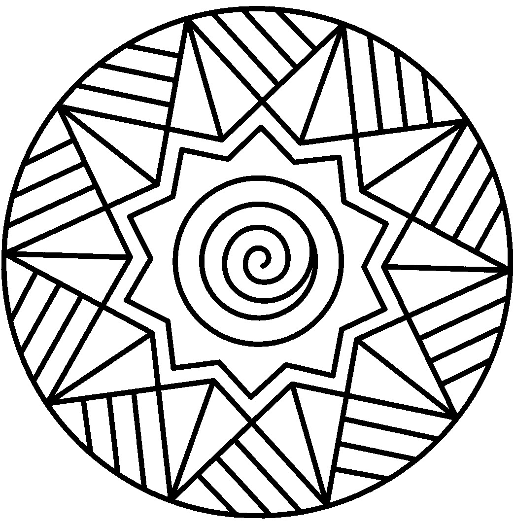 Mandala Coloring Pages Printable For Kids
 Free Printable Mandalas for Kids Best Coloring Pages For