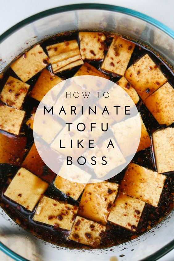 Marinating Tofu Recipes
 Marinated tofu Like a boss and Vegans on Pinterest