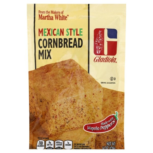 Martha White Mexican Cornbread
 4 Pack Martha White Mexican Style Cornbread Mix 6 Ounce