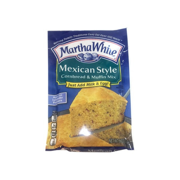 Martha White Mexican Cornbread
 Martha White Mexican Style Cornbread & Muffin Mix 6 oz