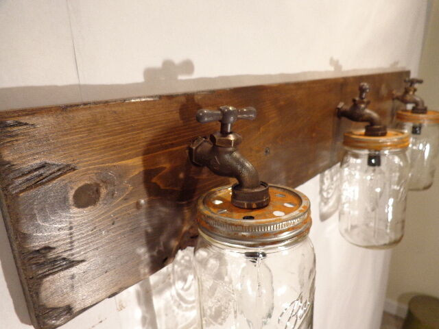 Mason Jar Bathroom Light Fixtures
 Handmade Mason Jar Vanity Light Fixture Country Primitive