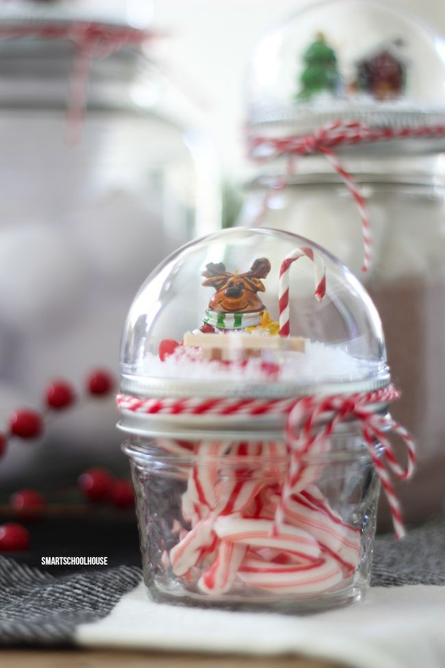 Mason Jar Gifts For Kids
 How to Make Christmas Snow Globes