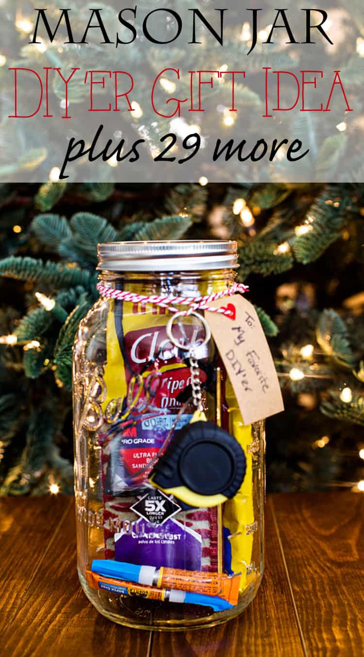 Mason Jars Christmas Gift Ideas
 Mason Jar Gift for the DIY Lover Domestically Speaking