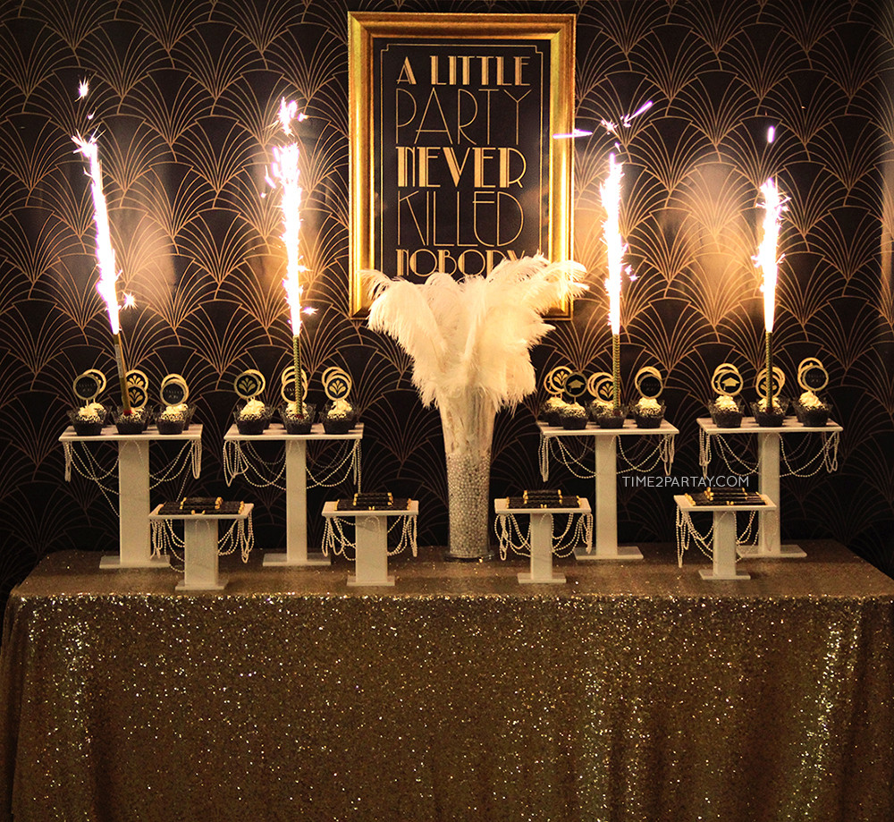 Masquerade Graduation Party Ideas
 Check out this glamourous Great Gatsby Themed Graduation