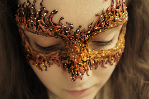 Masquerade Mask DIY
 DIY Fire Masquerade